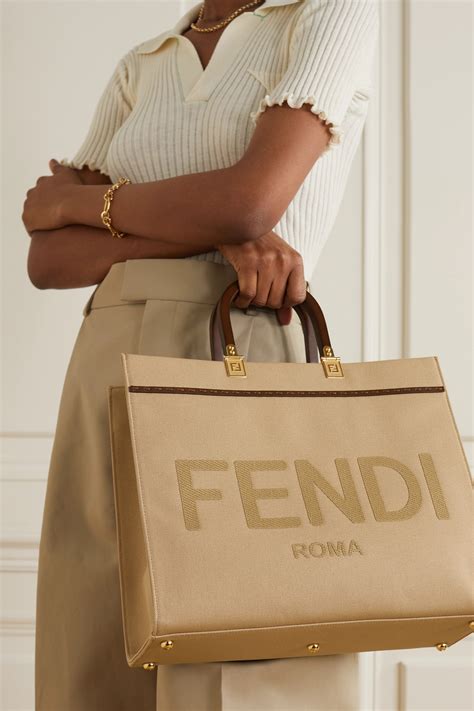 fendi sunshine canvas